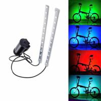 LEADBIKE A106 1 paar batterij aangedreven fietsframe buis licht heldere kleurrijke fietsachterlicht LED fiets wiel licht (batterij niet inbegrepen) - thumbnail