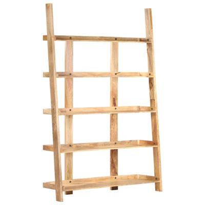 Vidaxl Boekenkast Met 5 Schappen 120x37x180 Cm Massief Mangohout Vidaxl Boekenkast Met 5 Schappen 120x37x180 Cm Massief Mangohout