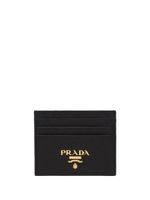 Prada porte-cartes à logo - Noir - thumbnail