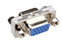 ROLINE Mini Geslachtswisselaar, 15pin HD vrouwelijk-vrouwelijk