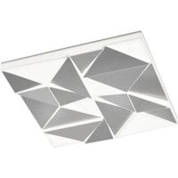 LED Plafondlamp - Plafondverlichting - Trion Trupoz - 45W - Aanpasbare Kleur - Vierkant - Mat Chroom - Aluminium