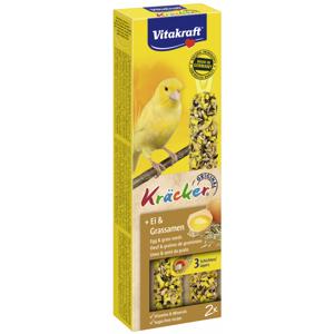 Vitakraft - Ei/graszaad-kracker kanarie 2in1