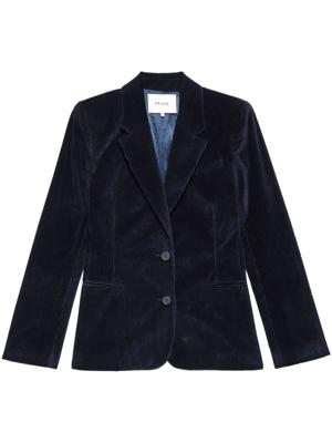 FRAME Ribfluwelen blazer - Blauw
