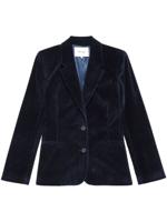 FRAME Ribfluwelen blazer - Blauw