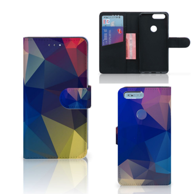 OnePlus 5T Book Case Polygon Dark OnePlus 5T Book Case Polygon Dark