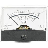 VOLTCRAFT AM-60X46/30V/1,5A/DC AM-60X46/30V/1,5A/DC Inbouwmeter AM-60X46/30 V/1,5 A/DC 30 V/1,5 A Draaispoel