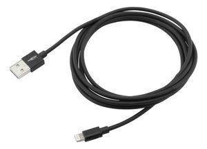 Ansmann Apple iPad/iPhone/iPod Laadkabel [1x USB-A 2.0 stekker - 1x Apple dock-stekker Lightning] 2.00 m Zwart