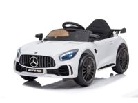 Mercedes GTR, 12 volt Kinder Accu Auto, rubberen banden, leder zitje