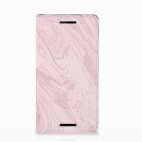 Nokia 2.1 2018 Standcase Marble Pink - Origineel Cadeau Vriendin - thumbnail