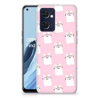 OPPO Reno 7 5G | Find X5 Lite TPU Hoesje Sleeping Cats - thumbnail