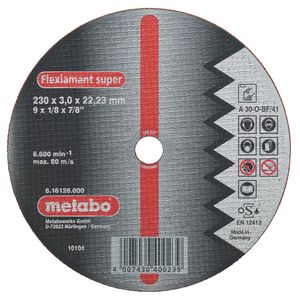 Metabo Accessoires Doorslijpschijf Ø 125x2,5x22,2 non-ferro Flexiamant super - 25 stuks - 616752000