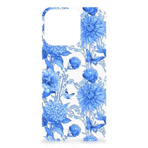 Case voor iPhone 15 Pro Flowers Blue