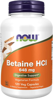 NOW Foods Betaine HCl 648MG (120 caps)