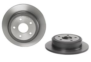 Remschijf COATED DISC LINE BREMBO, Remschijftype: Massief, u.a. für Jeep