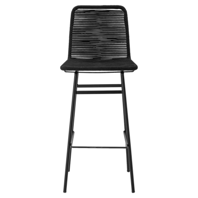 Bloomingville Barkruk Mundo Zwart 110 x 45 x 50 Bloomingville Barkruk Mundo Zwart 110 x 45 x 50