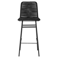 Bloomingville Barkruk Mundo Zwart 110 x 45 x 50