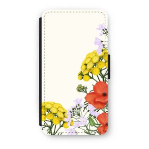 Wilde bloemen: iPhone XS Flip Hoesje