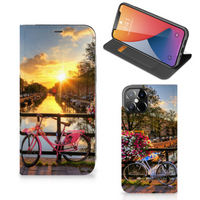 iPhone 12 Pro Max Book Cover Amsterdamse Grachten - thumbnail