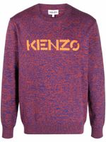 Kenzo pull à logo imprimé - Violet