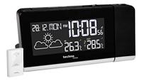 Projectiewekker WT 539 met radioklok, binnen-/buitentemperatuurweergave, weersvoorspelling en weergave met kleurverandering