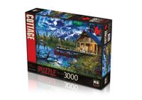 Moonlit Lake House Puzzel 3000 Stukjes