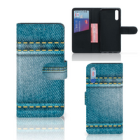 Huawei P20 Wallet Case met Pasjes Jeans