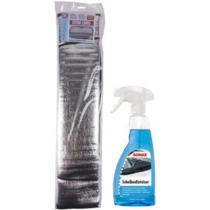 Ruitenontdooier spray - voor auto - 500 ml - antivries sprays - winter/vorst - incl. anti-vorstdeken