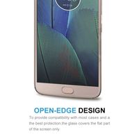 2 stuks voor Motorola Moto G5S Plus 0.3 mm 9H oppervlaktehardheid 2.5D explosieveilige gehard glas niet-volledig scherm Film