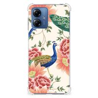 Case Anti-shock voor Motorola Moto G14 Pink Peacock - thumbnail