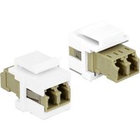 DeLOCK Keystone Module LC Duplex > LC Duplex multi-mode keystone module 86347 - thumbnail