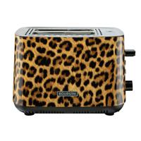 Stijlvolle Bourgini Panther Toaster - Panterprint Broodrooster voor Perfecte Toast