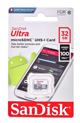 Sandisk Ultra microSDHC flashgeheugen 32 GB Klasse 10