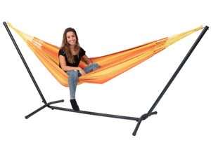 Hangmat met Standaard Eénpersoons 'Easy & Dream' Orange - Oranje - Tropilex ®