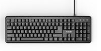 USB Wired Keyboard 104-keys, US-Layout, Black, K-667