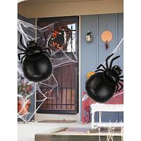 2 stks/set halloween spider ballonnen zwarte folie ballonnen voor halloween night themafeest en woondecoratie Lightinthebox - thumbnail