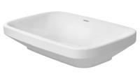 Duravit DuraStyle opzetwastafel 60 cm zonder overloop met wondergliss, wit