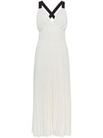 Proenza Schouler White Label robe sans manches Broomstick à plis - Blanc