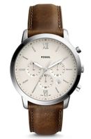 Fossil FS5380 Herenhorloge Neutra Chrono silver-brown