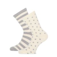 homesocks fluffy dots stripes