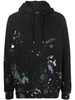 Etudes hoodie à effet taches de peinture - Gris