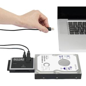 Renkforce HDD Adapter [1x USB-A 2.0 stekker - 1x IDE-bus 40-polig, IDE-bus 44-polig, SATA-combi-stekker 15+7-polig]