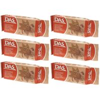 6x DAS Boetseer klei terra 500 gram