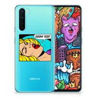 OnePlus Nord Silicone Back Cover Popart Oh Yes