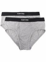 TOM FORD lot de deux boxers à taille à logo - Gris - thumbnail