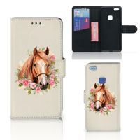 Telefoonhoesje met Pasjes voor Huawei P10 Lite Paard