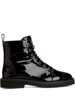 Giuseppe Zanotti bottines Thora à lacets - Noir