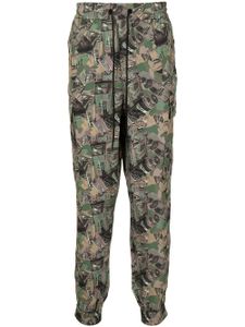 Iceberg pantalon de jogging à imprimé camouflage - Marron