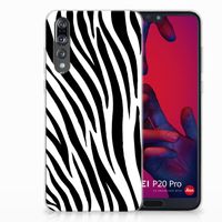 Huawei P20 Pro TPU Hoesje Zebra - thumbnail