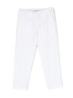 DONDUP KIDS pantalon en coton à coupe droite - Blanc - thumbnail