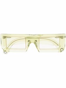 Jacquemus lunettes de soleil à monture carrée - Vert